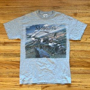 Vintage Mosquito Fighter Planes T-Shirt / Medium / 2000s